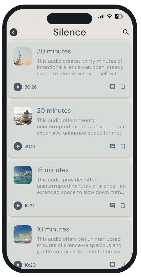 Now silence timer