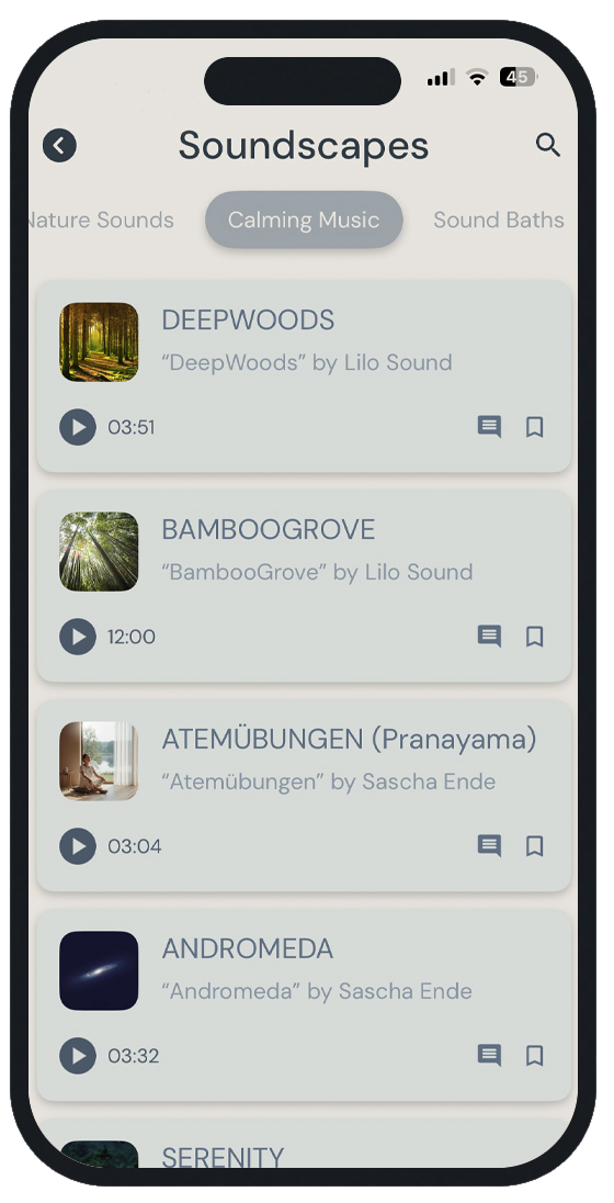 Now soundscapes