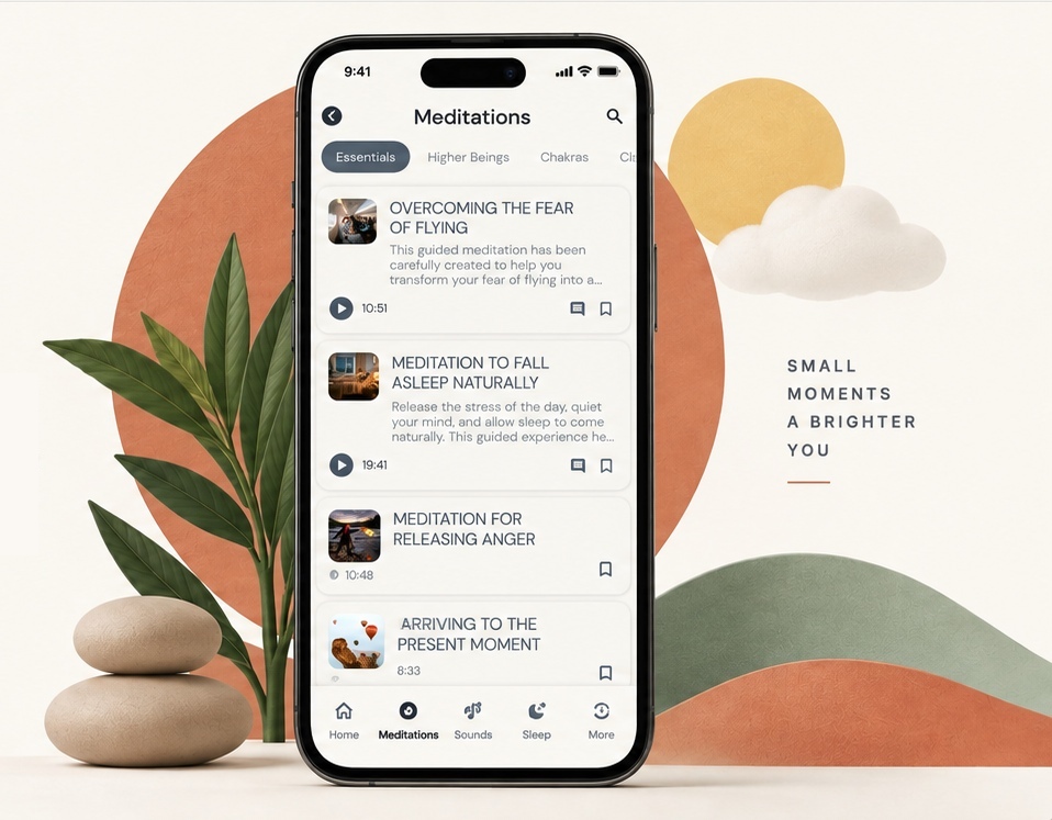 Real Now app screen in English